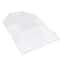 JAM Paper 4.25" x 6.25" Clear Frost Tuck Flap Closure Plastic Envelope